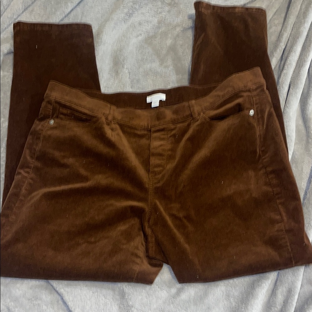 Jjills Brown Corduroy Pants